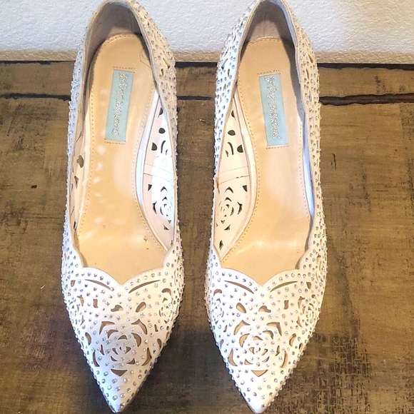 Betsey Johnson Shoes - Size 11 Betsey Johnson rhinestone sexy heels